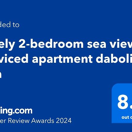 Lovely 2-Bedroom Sea View Serviced Apartment Dabolim Goa Esterno foto