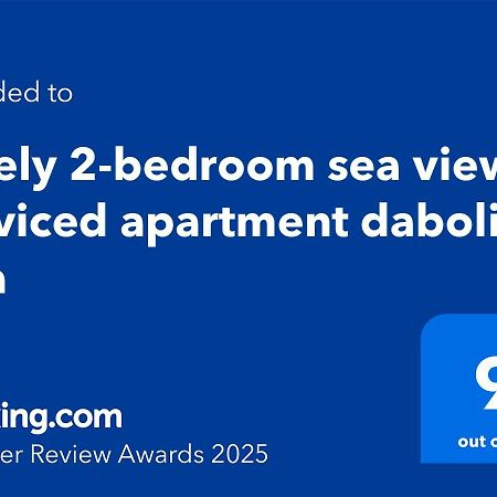 Lovely 2-Bedroom Sea View Serviced Apartment Dabolim Goa Esterno foto